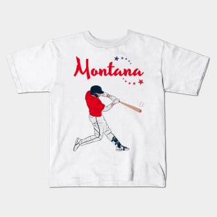 Montana USA Finest Baseball Kids T-Shirt